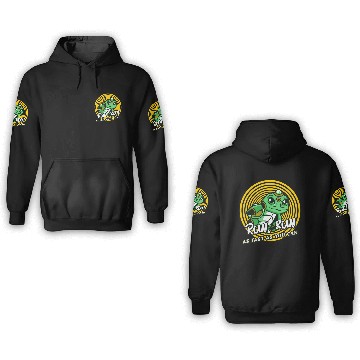 Discover Run Run As Fast You Can Turtle Mania 3D Hoodies
