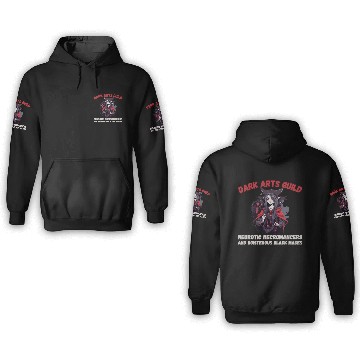 Discover Dark Arts Guild, Necromancer 3D Hoodies