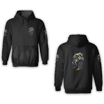 Discover Illustration sport motorcycle 3D Hoodies
