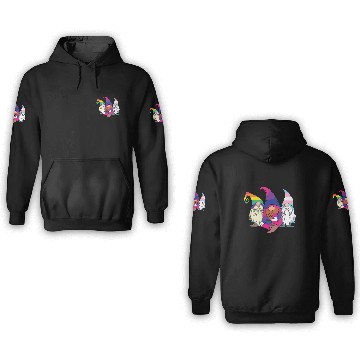 Discover Gnomes Elf LGBTQ Rainbow LGBT Pride Month 3D Hoodies