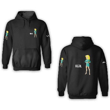 Discover Nurse Aur Real Hero Cartoon 3D Hoodies