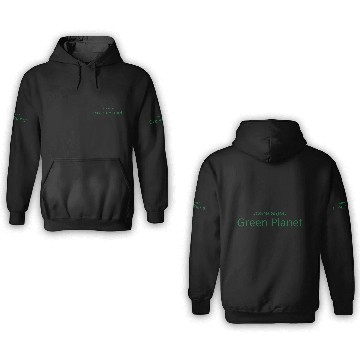 Discover Green Planet 3D Hoodies