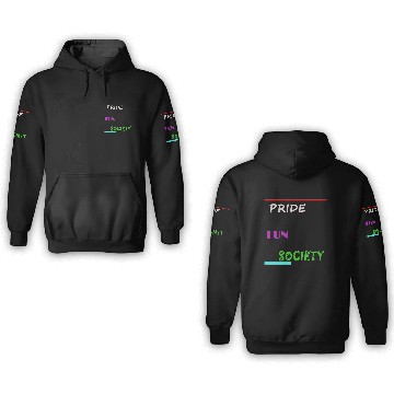 Discover PRIDE FUN SOCIETY 3D Hoodies