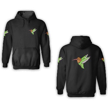 Discover A Sweet Hummingbird 3D Hoodies