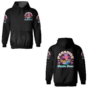 Discover Paradise Cruise Crew-80's Miami Cruise Ship Design 3D Hoodies