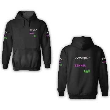 Discover COMBINE TENNIS SHIP 3D Hoodies