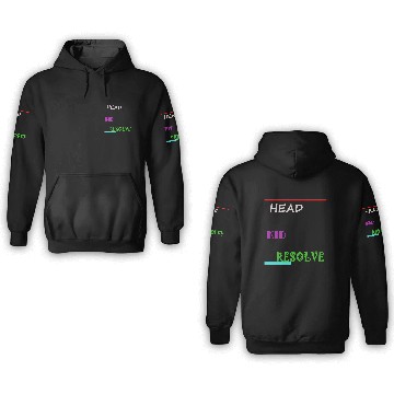 Discover HEAD KID RESOLVE 3D Hoodies