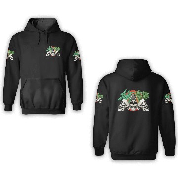 Discover Skull Plant of the blood moon night light 3D Hoodies