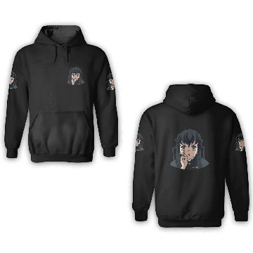 Discover demon Muichiro Tokito Speaks 3D Hoodies