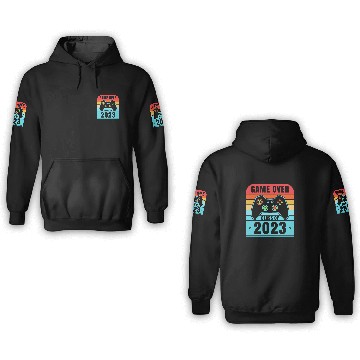 Discover Game Over Class of 2023 Video Games 2023 Gamer 3D Hoodies