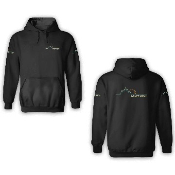Discover Summer Lake Tahoe California 3D Hoodies