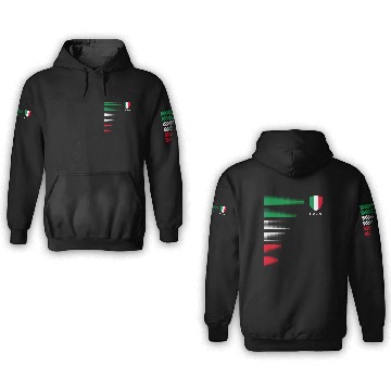 Discover Italia Italy Flag Emblem Italian Pride Ancestry He 3D Hoodies