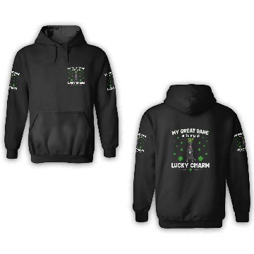Discover My Great Dane Is My Lucky Charm St PatricDay 3D Hoodies