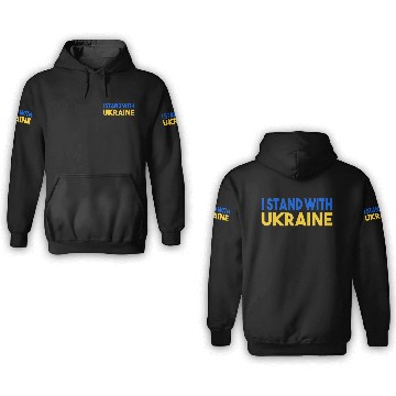 Discover Ukraine Flag I Stand With Ukraine Mens 3D Hoodies