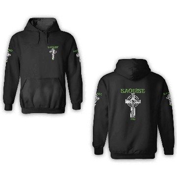 Discover Saoirse Meaning Freedom Irish Republican With Celt 3D Hoodies