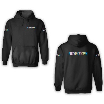 Discover Provincetown Massachusetts Colorful Vacation 3D Hoodies