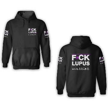 Discover Fuck Lupus Warrior 3D Hoodies