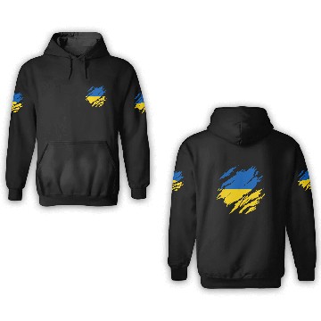 Discover Ukrainian Flag Ukraine 3D Hoodies