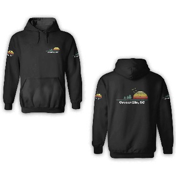 Discover Greenville South Carolina Home Print 3D Hoodies