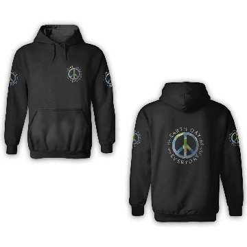 Discover Earth Day Everyday World Global Peace On Earth 3D Hoodies