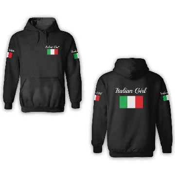 Discover Italian Flag Italy Pride Italian-American 3D Hoodies