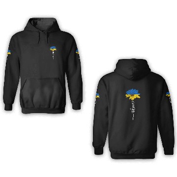 Discover Sunflower Ukrainian Ukraine Flag Sunflower 3D Hoodies