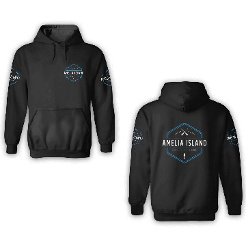 Discover Amelia Island Florida Beach 3D Hoodies