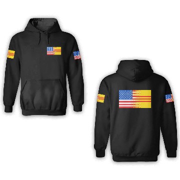 Discover Vietnamese American South Vietnam Flag 3D Hoodies