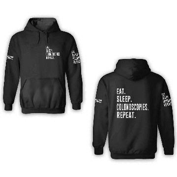 Discover Gastroenterologist Colonoscopy Doctor Nurse Funny 3D Hoodies