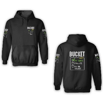 Discover Bucket List Get Tickets Win Game Show Lucky 3D Hoodies