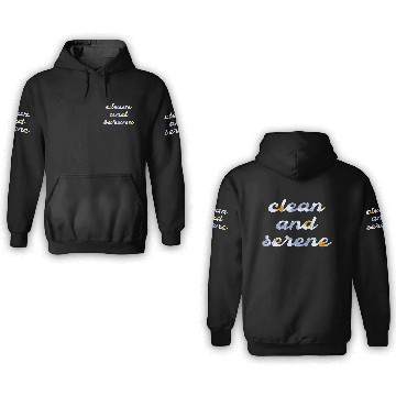 Discover Clean and Serene daisy 3D Hoodies