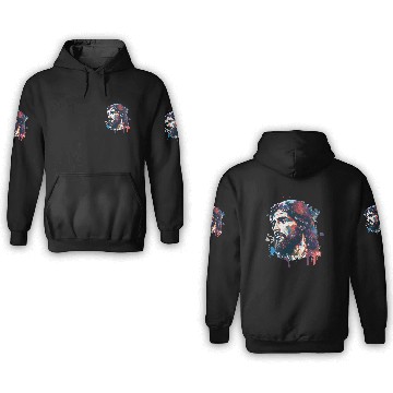 Discover Jesus Painting 3D Hoodies