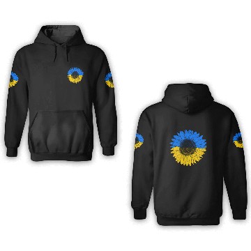 Discover Ukraine Flag Sunflower Ukrainian Flag 3D Hoodies