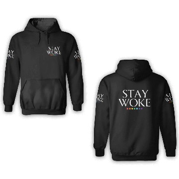 Discover Stay Woke (reverse) 3D Hoodies