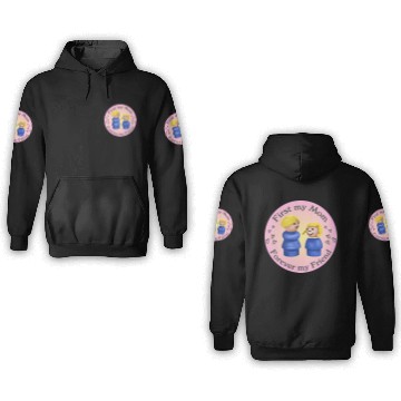 Discover Fisher Price Little People mom friends 3D Hoodies
