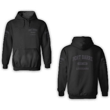 Discover Port Barre Louisiana La State Athletic Style 3D Hoodies
