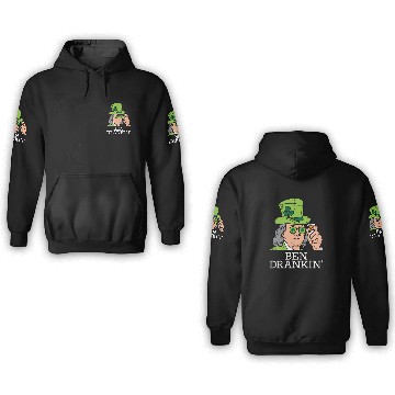 Discover Ben Drankin Saint Paddys St Patric Day 3D Hoodies