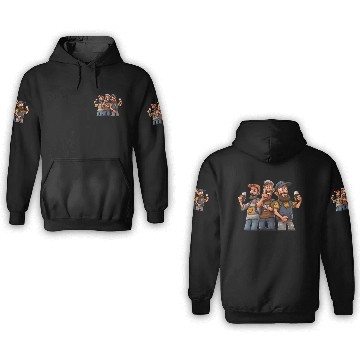 Discover Brew Crew: Unleashing the Beer Gang's Spirit 3D Hoodies