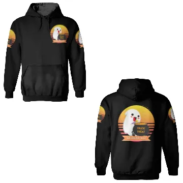 Discover Halloween Cute Ghost Witching Hour Trick Or Treat 3D Hoodies