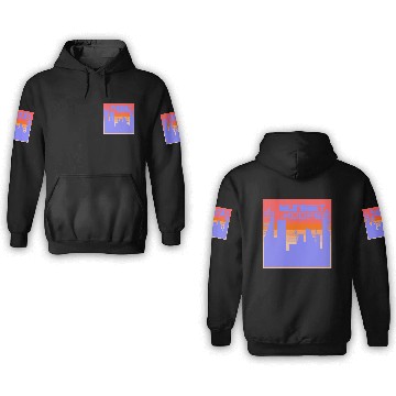 Discover Basketball Gift: Sunset Hoops 3D Hoodies