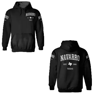 Discover Navarro Texas Tx Vintage Athletic 3D Hoodies