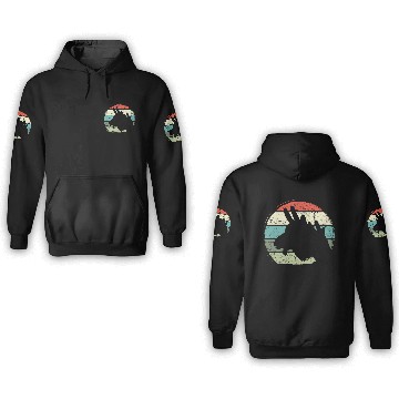 Discover Animal Shadows donkey 3D Hoodies