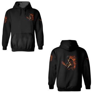 Discover Tennis Player Retro Tennis Vintage Flames 3D Hoodies
