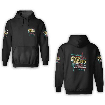 Discover Cyber Security Hacker It Analyst Computer Programm 3D Hoodies