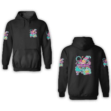 Discover 80'S 90'S Party Elements - Pop - Music Cassette 3D Hoodies