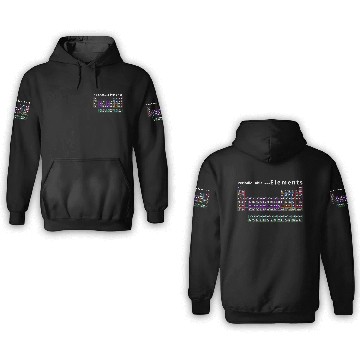Discover Periodic Table Complete Periodic Table Of Elements 3D Hoodies