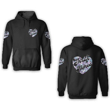 Discover Thrift Stores paisley heart 3D Hoodies
