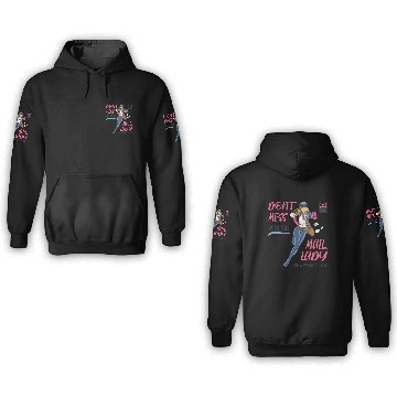 Discover Don'T Mess With The Mail Lady For Postal Worker 3D Hoodies