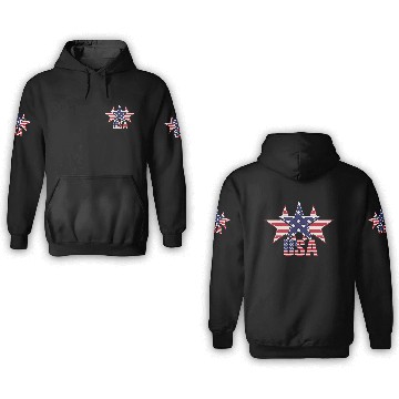 Discover God bless America the land of the free 3D Hoodies