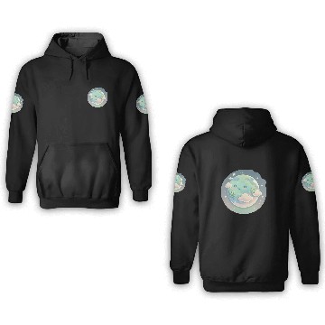 Discover Earth Happy Lovers Space Science Planet 3D Hoodies